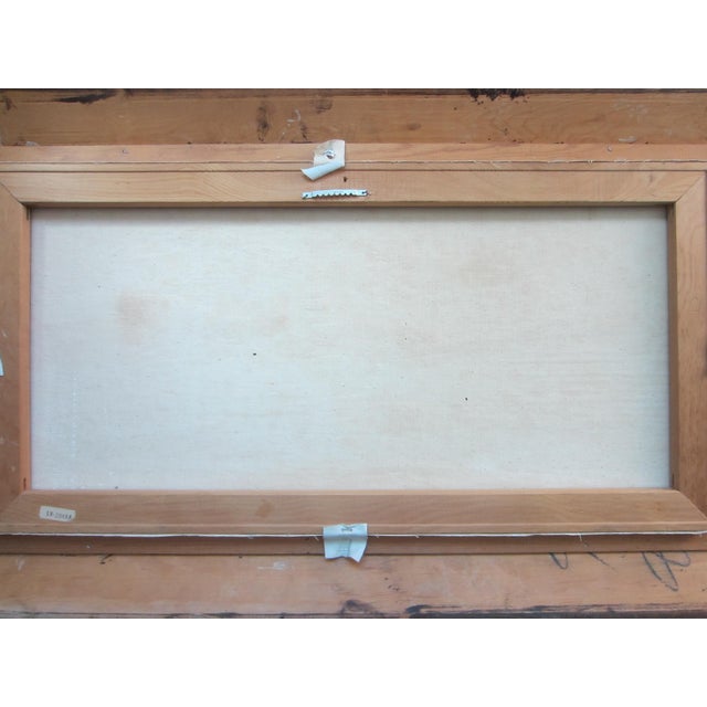 1950s Morgan Seascape Coast of Italy Impressionist Signed Painting, Framed For Sale - Image 4 of 9