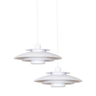 Vintage Pendant Lamps, 1980s, Set of 2 For Sale