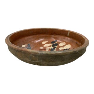 Antique Hungarian Folk Art Decorative Bowl For Sale