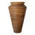 Vintage Boho Gabriella Crespi Style Pencil Reed Rattan Floor Vase For Sale
