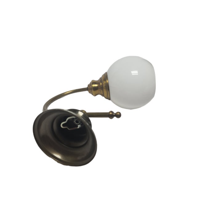 1950s Vintage Art Deco Wall Lamp, Poland, 1950s For Sale - Image 5 of 7