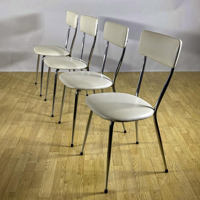 Mid-Century Style Dining Chairs, Set of 4 For Sale - Image 4 of 18