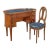 Bean-Shaped Desk with Chair, Set of 2 For Sale - Image 13 of 13