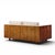 Wood Milo Baughman for Thayer Coggin Style Mid Century Rosewood Case Loveseat Sofa For Sale - Image 7 of 9
