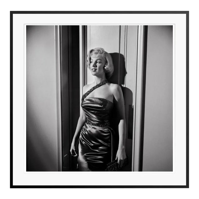Marilyn Monroe on the Set of "How to Marry a Millionaire" Black Framed Archival Pigment Print For Sale