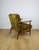 Brown Vintage Olive Lounge Chair in Red Fox with High Pile Camel Fabric, 1970s For Sale - Image 8 of 13