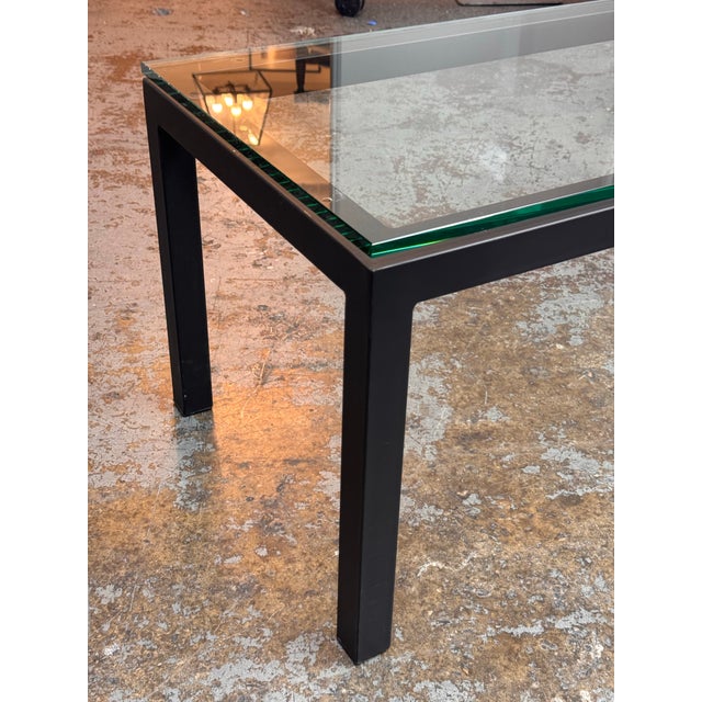 Room & Board Iron Parsons Coffee Table For Sale - Image 10 of 12