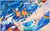 Leroy Neiman 1976 High Seas Sailing Modern Blue Serigraph LeRoy Neiman For Sale - Image 4 of 7