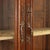 Brown Walnut Display Cabinet with Glass Doors For Sale - Image 8 of 13