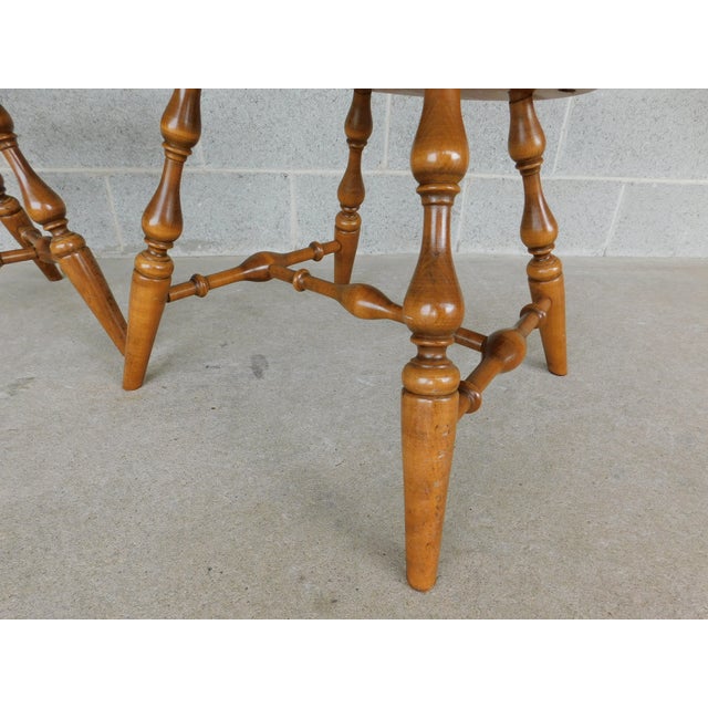 Ethan Allen Heirloom Nutmeg Fan Back Windsor Side Chair - A Pair 10-6102 For Sale In Philadelphia - Image 6 of 12