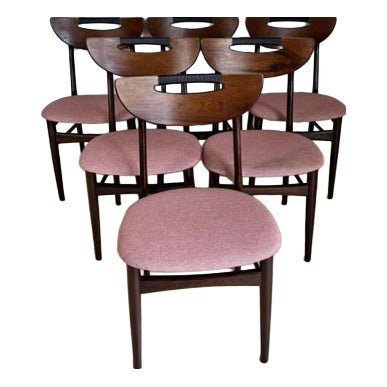Rosewood Chairs, Denmark, 1960s, Set of 6 For Sale