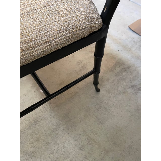 1960's Set of Phyllis Morris Faux Bamboo Aluminum Chairs by Kessler Industries - 4 Chairs For Sale - Image 11 of 11