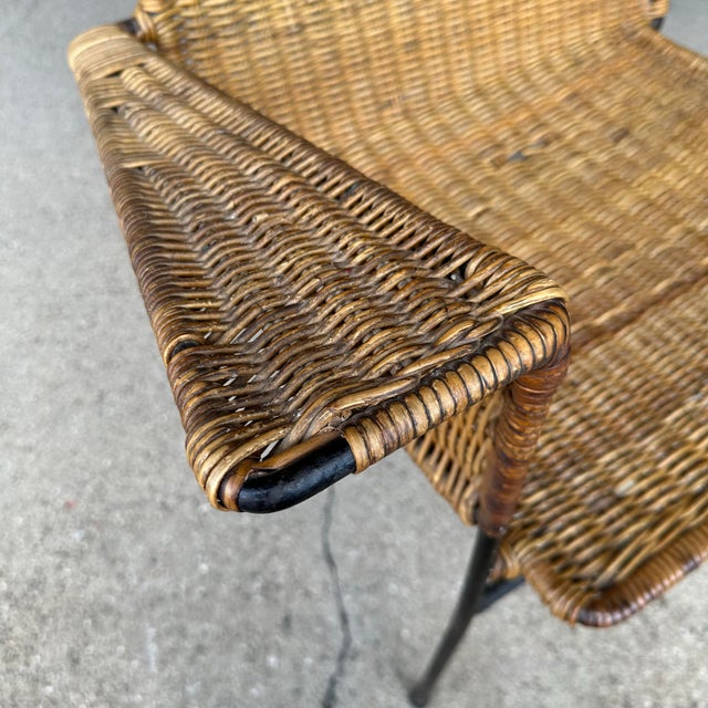 Van Keppel-Green Rattan and Iron Patio Chair For Sale - Image 12 of 12