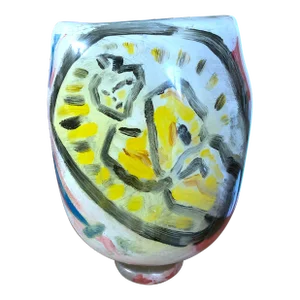 Thor Bueno "Samurai, 1988" Art Glass Vase - Pilchuck Era