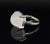 Late 20th Century Tiffany & Co. Paloma Picasso Sugar Stacks Milky Quartz Sterling Silver Ring Size 5 For Sale - Image 5 of 7