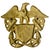 American Vintage Solid Brass Us Navy Officer Cap Device Door Knocker For Sale - Image 3 of 4