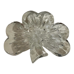 Waterford Paperweight Saint Paddy’s Day Shamrock, Clover