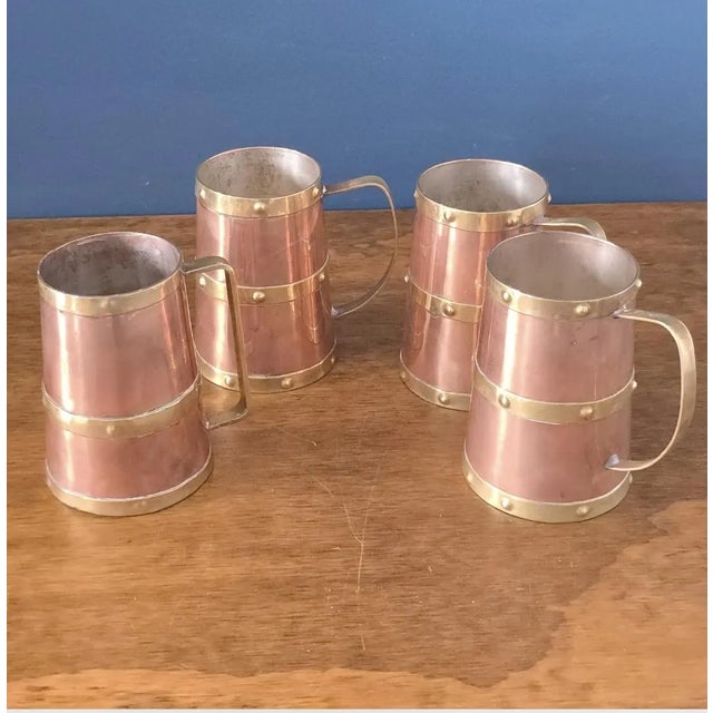 Mid-Century Modern Vintage Simplex English Kettle and Copper Kitchenware - Set of 9 For Sale - Image 3 of 17