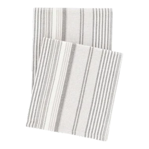 Dash & Albert by Annie Selke Gradation Ticking Woven Cotton Throw