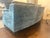 Traditional Like New Blue Velvet Massoud Loveseat For Sale - Image 3 of 5
