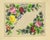 An original mid-19th-century gouache painting Berlin Woolwork Handpainted Floral Design.This wonderfully vivid and highly...