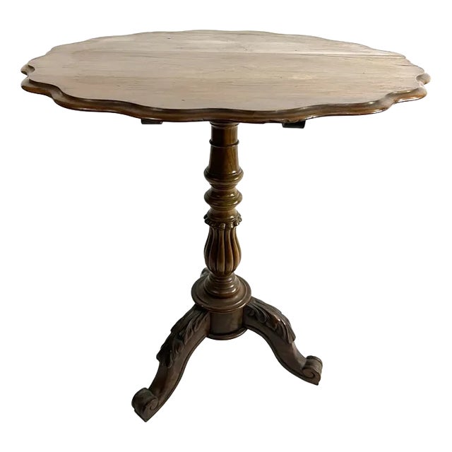 Folding Swivel Cottage Table For Sale