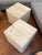 Italian Vintage Travertine Cube Side Tables, Pair For Sale In San Francisco - Image 6 of 12
