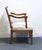 Late 20th Century High End Vintage Solid Cherry Italian Neoclassical Tuscan Style 24" Accent Arm Chair For Sale - Image 5 of 9