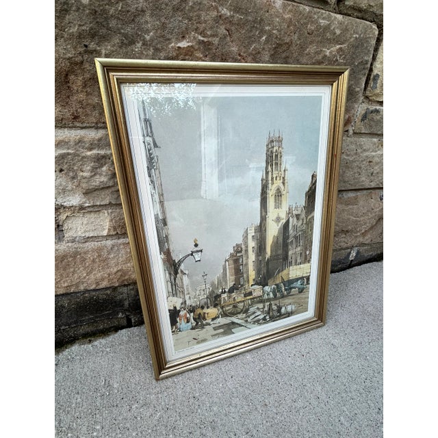 Renaissance St. Dustan's Fleet Street-London Vintage Print For Sale - Image 3 of 8