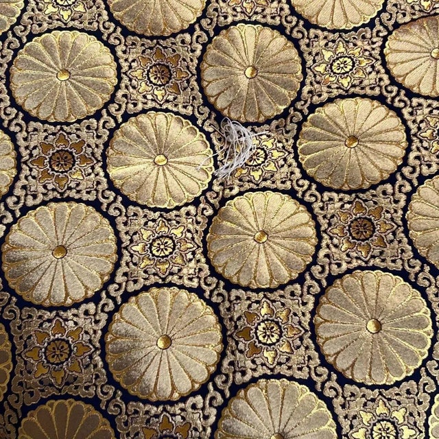 Vintage Japanese Zabuton Buddhist Meditation Cushion, 1980s For Sale - Image 4 of 17