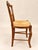 Wood Louis Philippe Chairs with Carved Backs and Rush-Seated Straw Seats, 1890s, Set of 6 For Sale - Image 7 of 8