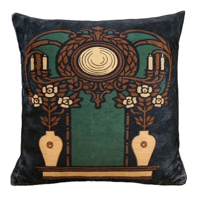 Exquisite Luxury Arts & Crafts Sofa Cushions – 1920s Design For Sale