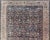 Antique Persian Tabriz Rug With Allover Botanical Design in Blue 9'0 X 11'5 For Sale - Image 13 of 16