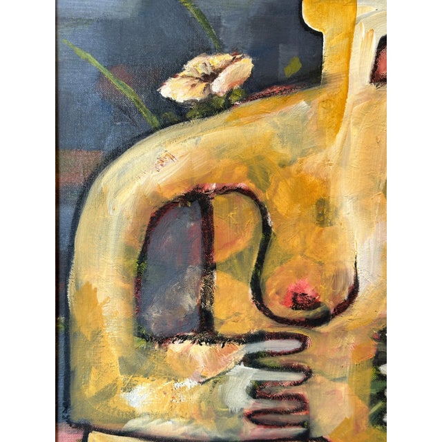 "Woman with Roses" 2023 by Noted Palm Springs Artist Shawn Savage For Sale In Palm Springs - Image 6 of 12