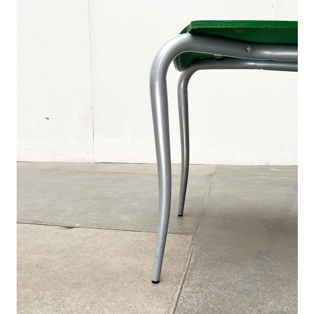 Postmodern Italian Green Side Chair, 1980s For Sale - Image 9 of 18