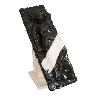Early 21st Century Craved Marble Female Form Decorative Sculpture For Sale