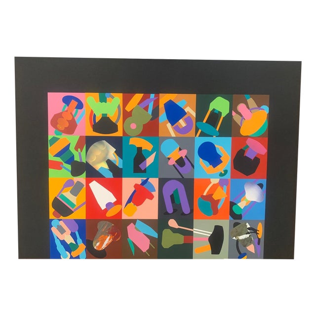 Renato Volpini, Composition of Anthropomorphic Elements, 1990, Collage and Mixed Media For Sale