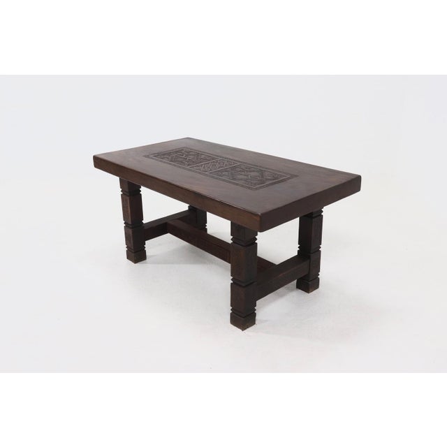 Vintage Asian Handcarved Tropical Wooden Dining Table, 1920s For Sale - Image 17 of 17