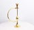 Gold Vintage Brass Pendulum Candleholder For Sale - Image 8 of 10