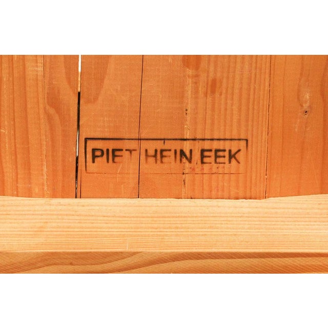 Piet Hein Vintage Dinner Table with Chairs by Piet Hein, Set of 7 For Sale - Image 4 of 10