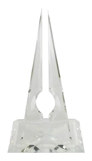 Hivo Van Teal Pyramidal Acrylic Sculpture