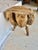 Found in the South of France, this Late 19th French Wood Live Edge Butcher Table was crafted from a single tree trunk and...
