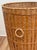 Vintage Tall Woven Split Reed Basket For Sale - Image 9 of 10