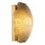 2000 - 2009 Vintage Wall Lamps in Brass and Textured Glass, Set of 2 For Sale - Image 5 of 8