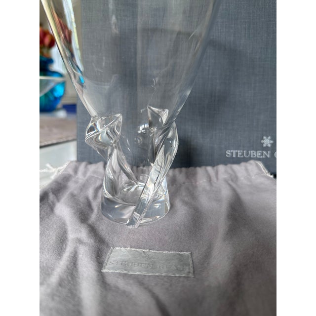 Mid-Century Modern Vintage Steuben Vase For Sale - Image 3 of 5