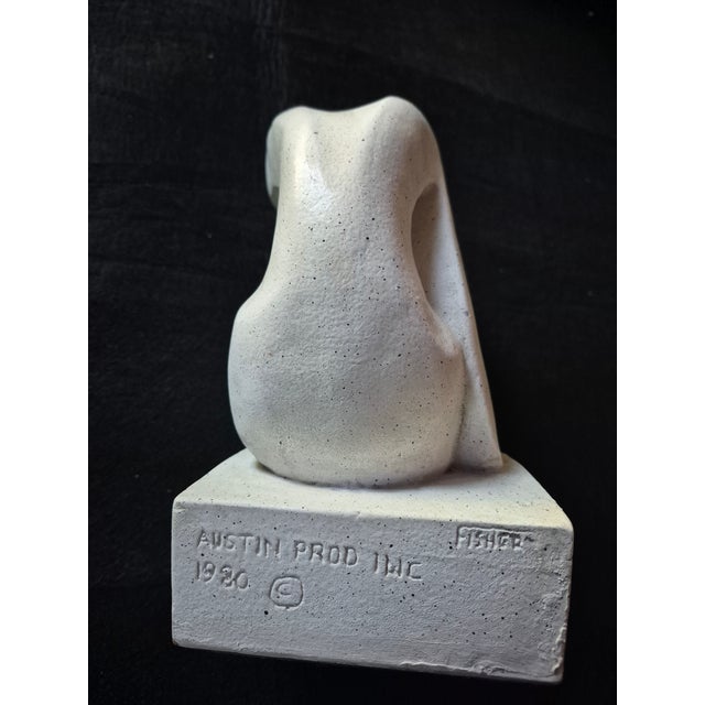 This is a vintage 1980 Female "Youth" sculpture designed by artist David Fisher for the company Austin Productions Inc....