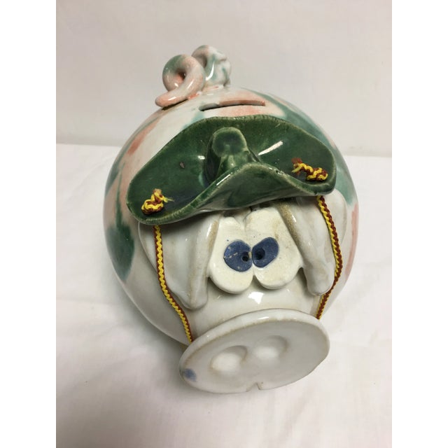 Vintage Pottery Piggy Bank For Sale In Detroit - Image 6 of 11