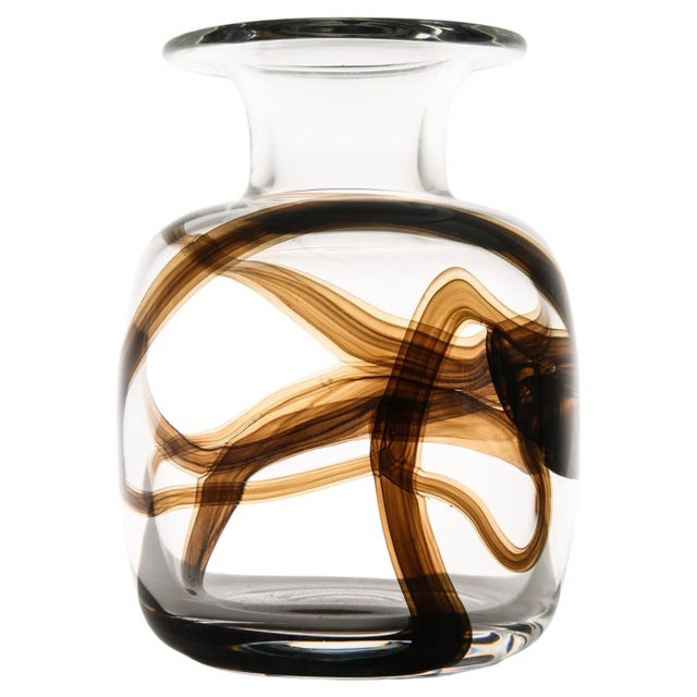 Tundra Vase in Glass attributed to Michael Bang, 1970s For Sale - Image 6 of 6