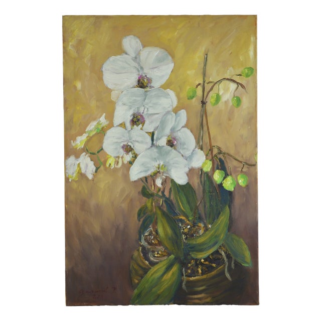 Patrice Guiraud, Orchid, 2025, Oil on Canvas For Sale