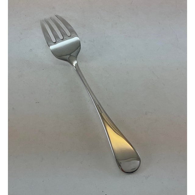 Metal 1980s Silver Serving Fork, Rattail For Sale - Image 7 of 11